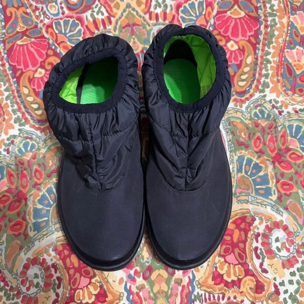 Oofos Oomg Nylon Low Bootie Recovery Ankle Boots - Women's size 10